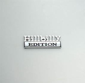 img 3 attached to HILLBILLY Nameplate Compatible Silverado Chevrolet