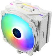 💨 enermax ets-f40 rgb автоматический охладитель цпу, am4/lga 1700/1200/1151, 4 тепловые трубки, 140 мм вентилятор, 200вт+ tdp, 5в 3-pin argb, белый логотип