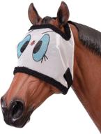 🐞 premium ladybird mesh fly mask for miniature horses - tough 1 miniature novelty logo