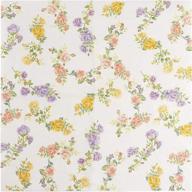 efficient floral paper napkins: disposable decoupage for food service equipment & supplies logo