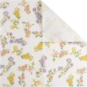 img 1 attached to Efficient Floral Paper Napkins: Disposable Decoupage for Food Service Equipment & Supplies