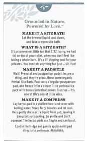 img 2 attached to Earth Mama Organic Herbal Sitz Bath: Soothing Pregnancy and Postpartum Care, 6-Count (2-Pack)