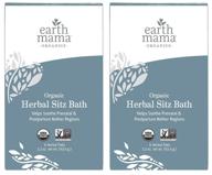 earth mama organic herbal sitz bath: soothing pregnancy and postpartum care, 6-count (2-pack) logo