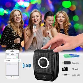 img 4 attached to 🔊 W WINBRIDGE S92 Pro Portable PA System: Bluetooth Speaker with Microphone - Wireless Voice Amplifier 25W for Presentation, Teaching, Karaoke, and More!