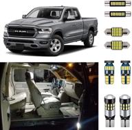 super bright 6000k interior led lights kit for dodge ram 1500 2500 3500 (2019-2021) – 12 piece white led light bulbs package + easy install tool logo