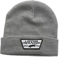 vans milford beanie size heather logo