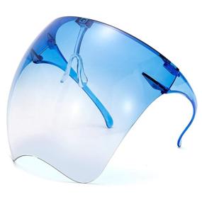 img 4 attached to Full Face Protective Shield with Anti-Fog Coating and UV 400 Protection