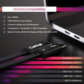 img 2 attached to High-Speed Intel Certified CalDigit Thunderbolt Cable - Optimum Data Transfer and Exceptional Performance