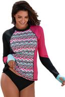 🌈 sailbee rainbow women's protection wetsuit swimsuit: clothing for swimsuits & cover ups logo