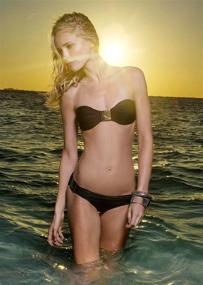 img 2 attached to Komplique Alabaster Luxury Swimsuit for Women's Clothing, Swimsuits & Cover Ups