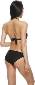 img 1 attached to Komplique Alabaster Luxury Swimsuit for Women's Clothing, Swimsuits & Cover Ups