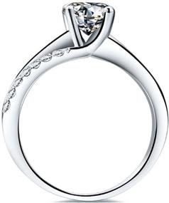 img 3 attached to Simulated Diamond Setting Engagement Sterling