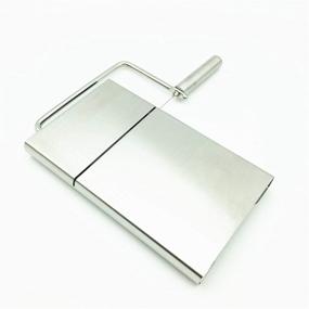 img 2 attached to 🧀 GZXHMY Stainless Steel Cheese Slicer with Wire Cutter - Perfect for Semi Hard Cheese and Butter Cutting