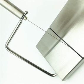 img 3 attached to 🧀 GZXHMY Stainless Steel Cheese Slicer with Wire Cutter - Perfect for Semi Hard Cheese and Butter Cutting