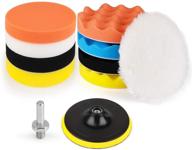 🚗 kshineni 6 inch car buffer pads – 11 piece drill buffing kit for automotive polishing, waxing, sanding, and sealing glaze logo