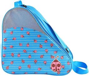 img 3 attached to 🎒 Ice Skate Bag: The Perfect Storage Solution for Quad Ice Roller Skates, Inline Skating, Womens Figure Skates, Hockey Skates, Rollerblades, Rollerskates, Ice Skating - Skate Backpack for Girls and Kids