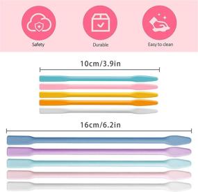 img 3 attached to Silicone EBANKU Colorful Stirring Cosmetic