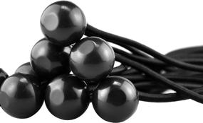 img 3 attached to 🔌 SE 6" Black Bungee Stretch Cords with Balls (100 Count) - BC6B-100: Durable and Versatile Elastic Straps for Various Applications