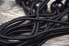 img 2 attached to 🔌 SE 6" Black Bungee Stretch Cords with Balls (100 Count) - BC6B-100: Durable and Versatile Elastic Straps for Various Applications