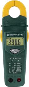 img 2 attached to 🔌 Greenlee CMT-80 Electrical Tester - 600V/400A, Black/Yellow, Small: Buy Now!