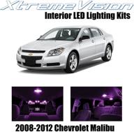 xtremevision interior led for chevy malibu 2008-2012 (5 pieces) pink interior led kit installation tool logo