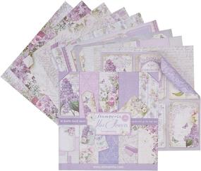 img 4 attached to 📦 Sbbl21 Stamperia Double-sided Paper Pad 12x12 10/pkg-lilac: Discover 10 Unique Designs for Crafts