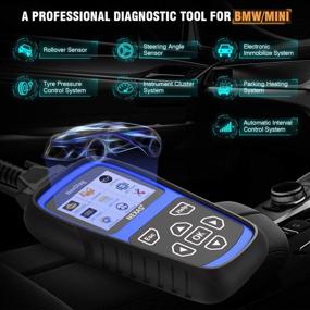 img 2 attached to 🚗 Upgrade Version of BMW MINI ND601 OBD2 Scanner Diagnostic Tool - Full-System Code Reader for Engine, Transmission, ABS, SAS, SRS, EPB, DPF, Battery Register & Oil Reset - Compatible with All BMW Models After 1996