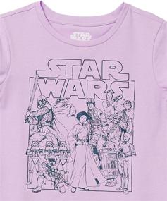 img 1 attached to Girl's Short-Sleeve T-Shirts - Disney Star Wars Marvel Princess - Amazon Essentials