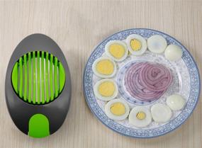 img 1 attached to 🥚 FANTAPLUS Stainless Steel Egg Slicer Cutter - Efficient Kitchen Tool for Easy Egg Preparation