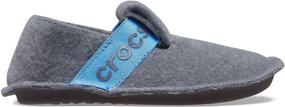 img 1 attached to 💙 Классические тапочки Crocs Cerulean: Идеальная детская обувь для мальчиков для удобных тапочек