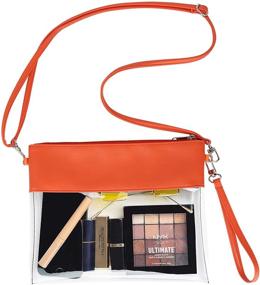 img 4 attached to Vorspack Stadium Approved Leather Crossbody Handbags, Wallets & Crossbody Bags for Women