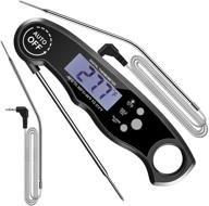 🌡️ 2021 upgraded digital food thermometer: instant read, dual probe for cooking, bbq, smoking, grilling - ideal for turkey, milk, and more logo