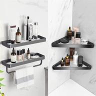 bathroom mounted drilling adhesive organizer logo