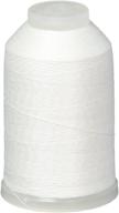 🧵 yli 22901-wht 2-ply soft 60wt touch cotton thread - 1000 yd spool - white logo