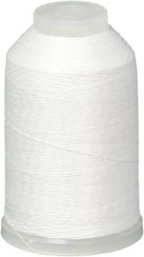 img 1 attached to 🧵 YLI 22901-WHT 2-Ply Soft 60wt Touch Cotton Thread - 1000 yd Spool - White