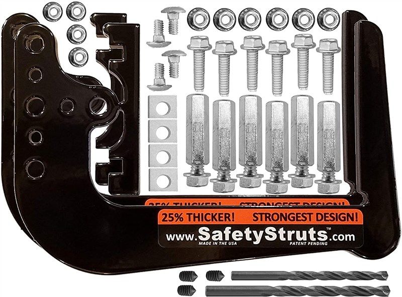mount n lock safetystruts heavy bumper brackets 로고