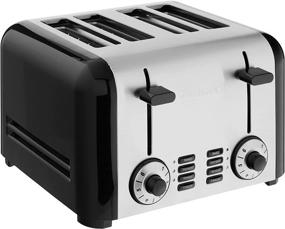 img 4 attached to 🍞 Cuisinart CPT-340P1 Compact Stainless 4-Slice Toaster - Brushed Stainless Steel: Efficient Toasting for Your Kitchen