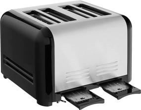 img 2 attached to 🍞 Cuisinart CPT-340P1 Compact Stainless 4-Slice Toaster - Brushed Stainless Steel: Efficient Toasting for Your Kitchen