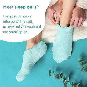 img 3 attached to 🧦 Revitalize and Hydrate Your Feet with Barefoot Scientist Sleep On It Overnight Moisturizing Gel Socks