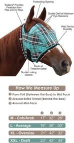 img 2 attached to 🐴 Enhanced Horse Face Protection: Kensington Signature Fly Mask with Soft Mesh Ears - Optimal Visibility & Superior Defense