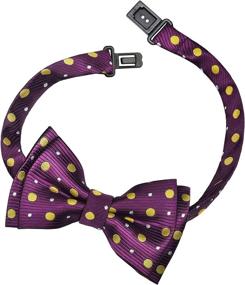 img 1 attached to 🎀 Retreez Preppy Polka Microfiber Pre Tied Boys' Bow Tie Accessories