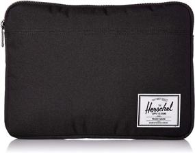 img 3 attached to 📚 Herschel Anchor чехол для MacBook/iPad, Солидный черный, 13-дюймов: Непревзойденная защита и стильный дизайн!