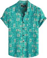 🌺 vatpave men's pocket hawaiian shirts: casual clothing for an island vibe logo