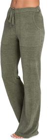 img 2 attached to 🌸 Barefoot Dreams CozyChic Ultra Light Women's Lounge Pant: The Perfect Blend of Comfort and Style