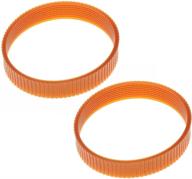 🔧 high-quality 2 pack replacement drive belt 5140010-28 for dewalt dw735 dw735x planer - enhance your planer performance logo