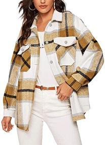 img 4 attached to Versatile Bankeng Women's Clothing: Casual Button Multi Pocket Coats, Jackets & Vests for Every Occasion