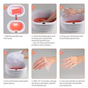 img 1 attached to Ultimate Paraffin Wax Machine: Hot Wax Hand Therapy & Foot Spa with 3000ml Capacity