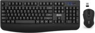 💻 edjo 2.4g wireless keyboard and mouse combo with wrist rest - full-sized ergonomic computer keyboard, 3 level dpi adjustable wireless mouse for windows, mac os desktop/laptop/pc logo