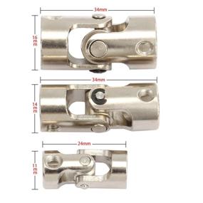 img 3 attached to 🔧 Uxcell Rotatable Universal Steering Coupler: Hydraulic Equipment Made Easy