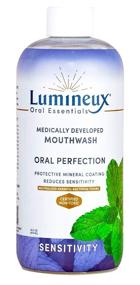 img 4 attached to 🦷 Revitalize Your Oral Health with Lumineux Oral Essentials Sensitive Teeth Mouthwash - Certified Non Toxic Fluoride Free, Alcohol & SLS Free, Dentist Formulated Clinically Proven Solution